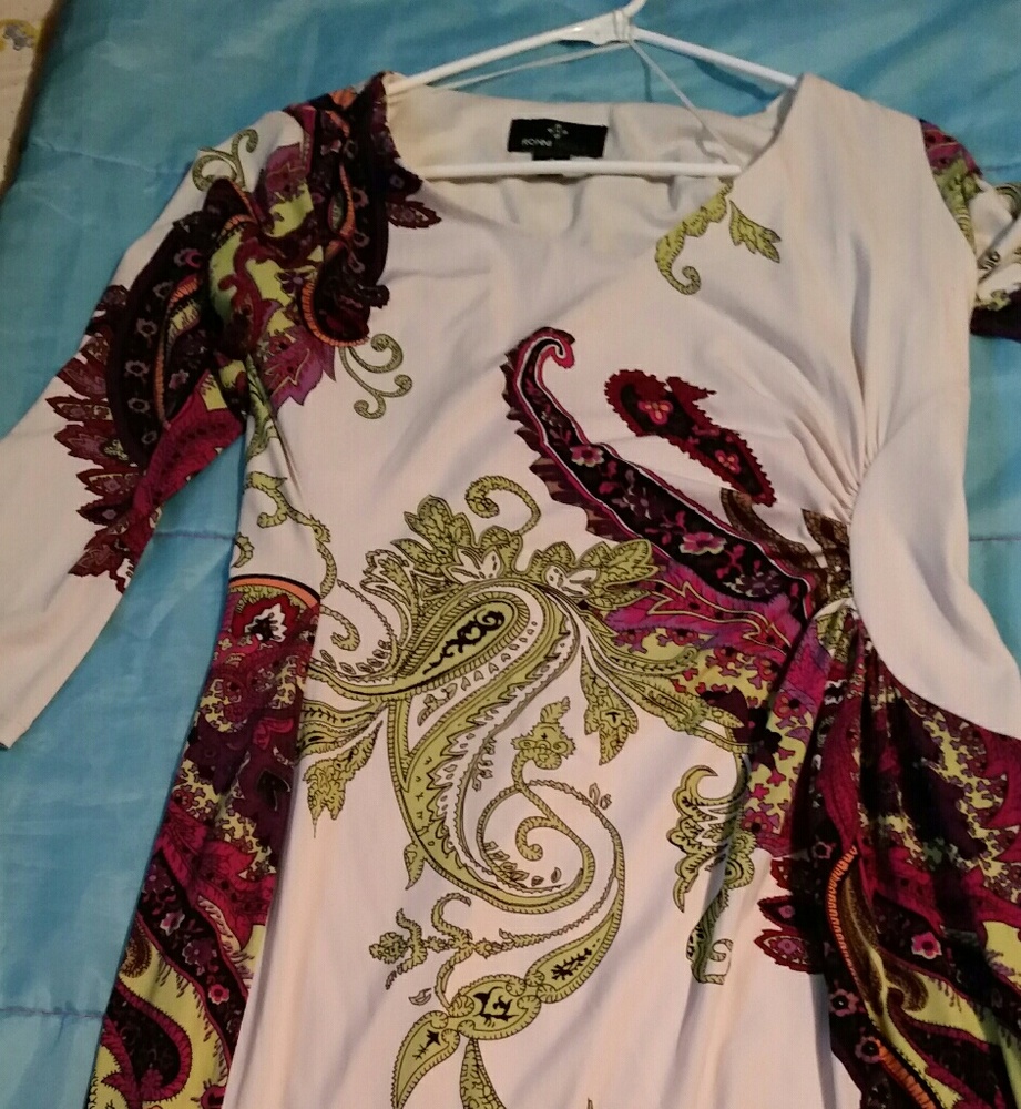 Ronni Nicole dress-3/4 length sleeve